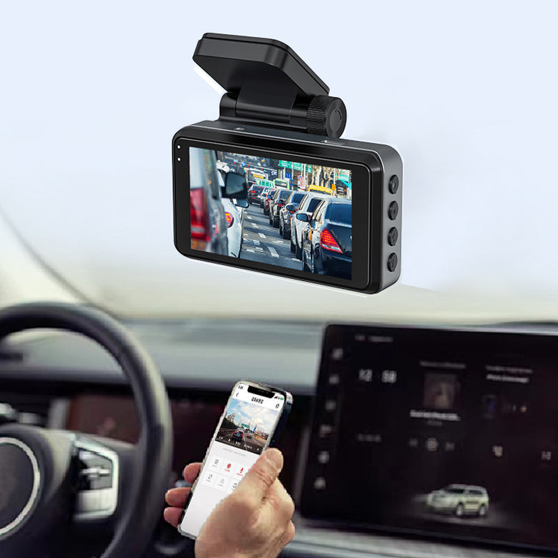 Dashcam 4K Ultra HD per auto con visione notturna