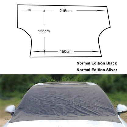 🚗 50% dto. Funda magnética para parabrisas – reduce la acumulación de escarcha y hielo, fijación magnética y plegable con bolsa. ¡Disponible en 2 tamaños, plateada! ✨❄️