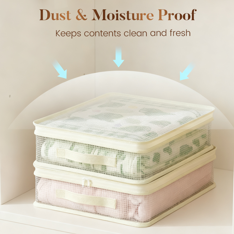 👗✨ Borse portaoggetti trasparenti per armadio: visione chiara e antipolvere, perfette per vestiti/biancheria da letto!