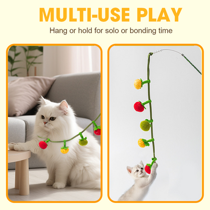 🐱💥Ficelle de jeu en forme de fruit pour fatiguer votre chat naturellement