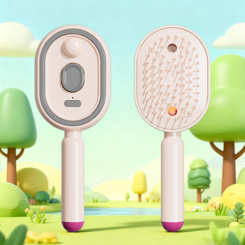 💆‍♀️ 50% DE RÉDUCTION ! 🎉 Brosse Électrique Cheveux – Spray Hydratant, Massage & Lissant Instantané ✨📦