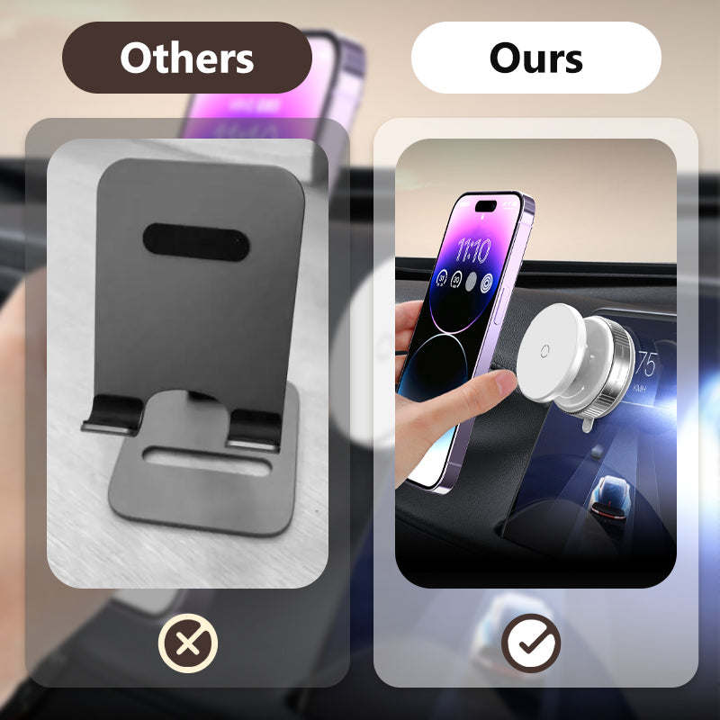 📢📢50% di sconto! Supporto Magnetico con Ventosa 360° – Ultra Stabile in Auto, Senza Residui & Multifunzione! 📱🚗