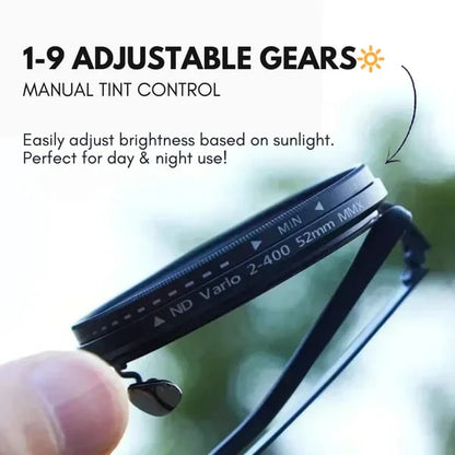 🔥Gafas de sol redondas polarizadas con tinte ajustable