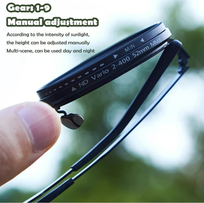 🔥Gafas de sol redondas polarizadas con tinte ajustable