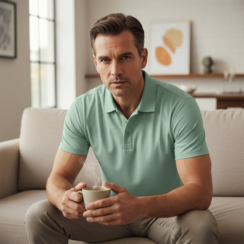 👔🏃‍♂️⏰ PROMO FLASH -50% ! Ensemble Sport-Shirt Infroissable – Tissu Technique Respirant, Coupe Moderne, Style Polyvalent (Sport/Bureau/Quotidien)