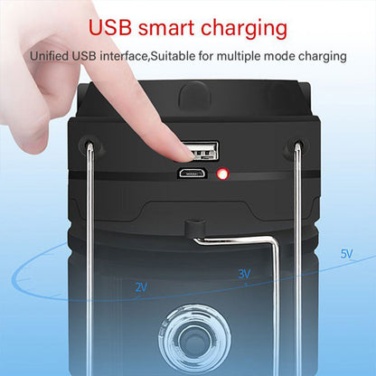 💡 50% dto. Lámpara de escritorio y linterna 2 en 1 con energía solar – recargable por USB, puerto para cargar tu móvil y resistente al agua. ¡Ideal para camping y emergencias! ✨🏕️