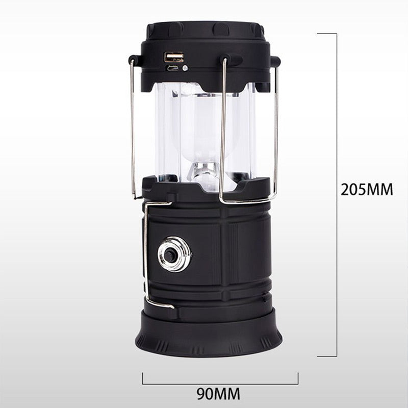💡 50% dto. Lámpara de escritorio y linterna 2 en 1 con energía solar – recargable por USB, puerto para cargar tu móvil y resistente al agua. ¡Ideal para camping y emergencias! ✨🏕️