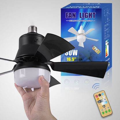 💨 50% DE RÉDUCTION! 💡 Ventilateur de Plafond Portable 2-en-1 avec Télécommande – Compact, Réglable & Idéal Pour La Chambre, Le Bureau & Les Voyages 🏠