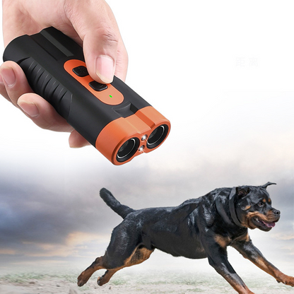 🐕 PROMO LIMITÉE 50% DE RÉDUCTION ! 📡 Dispositif Anti-Aboiements pour Chiens – Double Ultrason, Lampe Torche & Recharge Type-C ✨