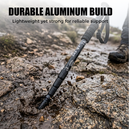 Bâton de Randonnée Réglable en Alliage d'Aluminium