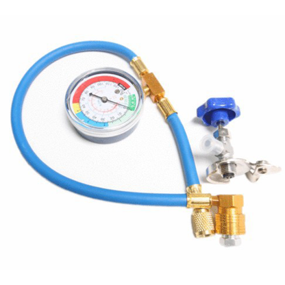 ⚙️Tuyau de remplissage de réfrigérant R134a pour climatisation avec manomètre🚗