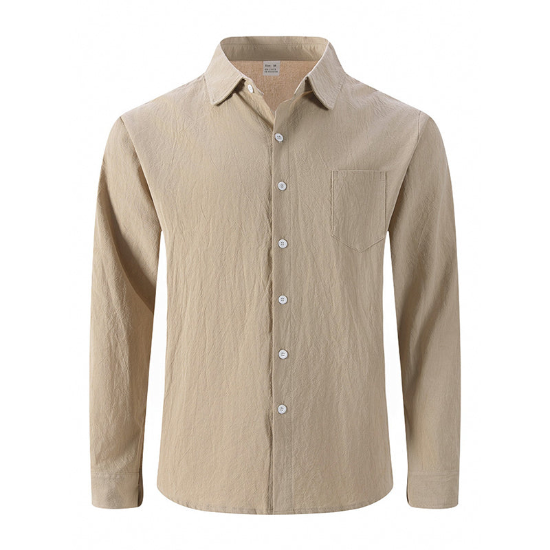 👔 PROMO LIMITÉE 50% DE RÉDUCTION ! ✨ Chemise Homme Lin – Boutonnage Classique, Respirante, Polyvalente 🍂