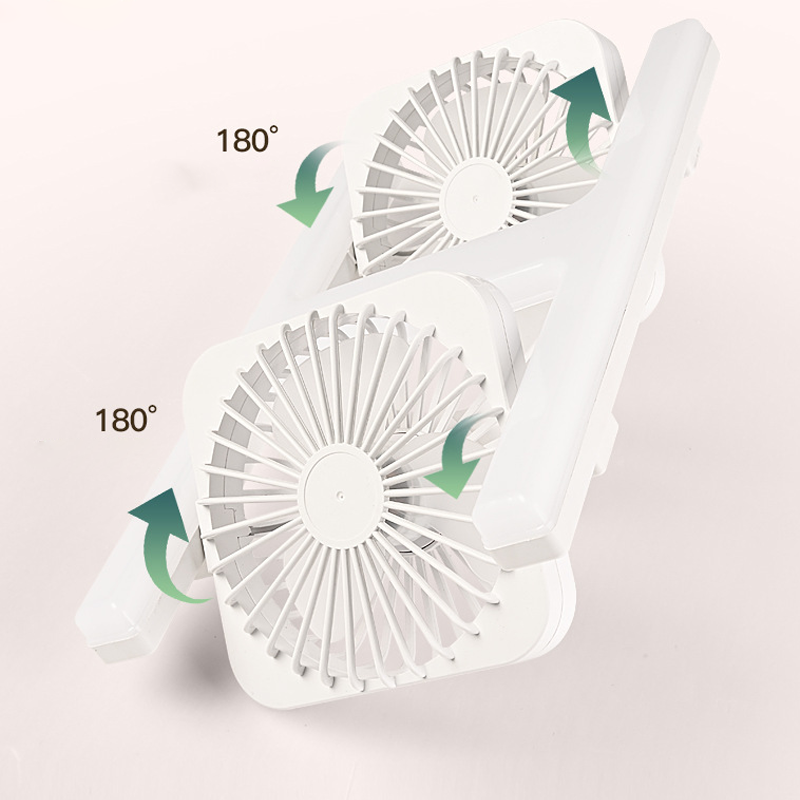 📢📢50 % DE RÉDUCTION !! ⏰Ventilateur de plafond à double tête avec lumière LED – design moderne avec télécommande pour salon et chambre