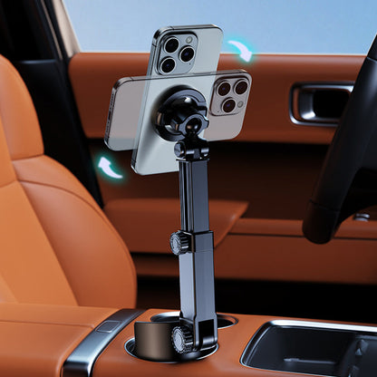 🚗 50% DE RÉDUCTION – Support téléphone pour porte-gobelet – aimant N52 – ajustable à 360° – utilisation à une main
