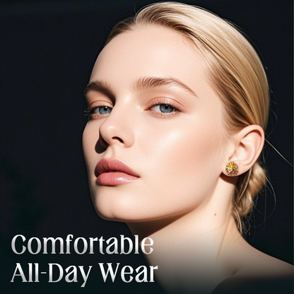 🎆PROMO LIMITÉE 50%💎Ensemble Bijoux Feu d'Artifice – Boucles d'Oreilles & Collier, Zirconium Cubique, Plaqué 18K, Cuivre Durable, Parfait pour Soirées & Cadeaux✨