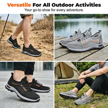 Baskets de plein air respirantes en mesh pour homme