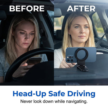 📱 50% DE RÉDUCTION! 🚗 Support téléphone magnétique pour tableau de bord – Maintien puissant, vue surélevée & rotation 360° – Idéal pour navigation & conduite sécurisée ✨