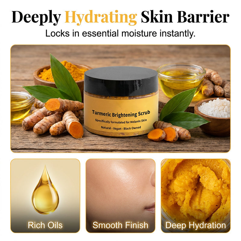 🔥1 acheté = 1 offert🔥 Gommage corporel exfoliant au curcuma