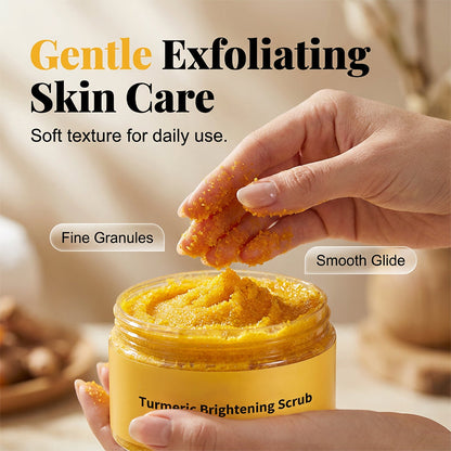 🔥1 acheté = 1 offert🔥 Gommage corporel exfoliant au curcuma