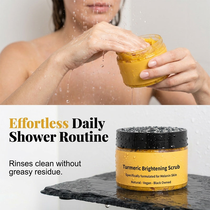 🔥1 acheté = 1 offert🔥 Gommage corporel exfoliant au curcuma