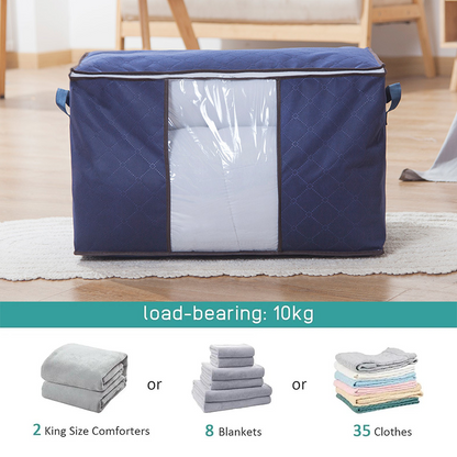 📦50% DE RÉDUCTION✨Sac de Rangement Grande Capacité – Tissu Respirant & Fenêtre Transparente 🏡