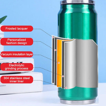🎉 50% DE RÉDUCTION ! 🥤 Mug isotherme à double paroi en acier inoxydable en forme de canette de cola