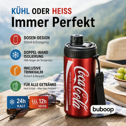 🎉 50% DE RÉDUCTION ! 🥤 Mug isotherme à double paroi en acier inoxydable en forme de canette de cola