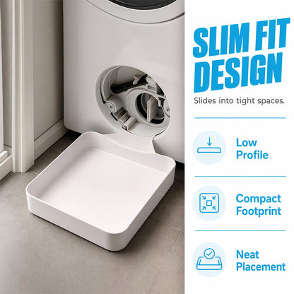 🛡️ 50% DE RÉDUCTION – Bac Récupérateur pour Lave-Linge – Anti-Fuite, Capte Débordements, Sol Sec – Installation Facile ✨