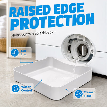 🛡️ 50% DE RÉDUCTION – Bac Récupérateur pour Lave-Linge – Anti-Fuite, Capte Débordements, Sol Sec – Installation Facile ✨