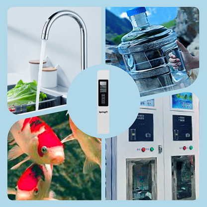 💧 50% DE RÉDUCTION! ✨ Testeur de Qualité d'Eau 3-en-1 TDS - Mesure Précise du pH, Chlore et Dureté avec Écran LCD pour Piscines et Aquariums 🌊📱