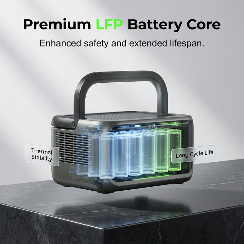 ⌛️ Offre Limitée 50% DE RÉDUCTION ! 🔋 Alimentation portable, ne craignez plus les coupures de courant ! ⚡️ Station d'Énergie Extérieure 300W avec Batterie LFP
