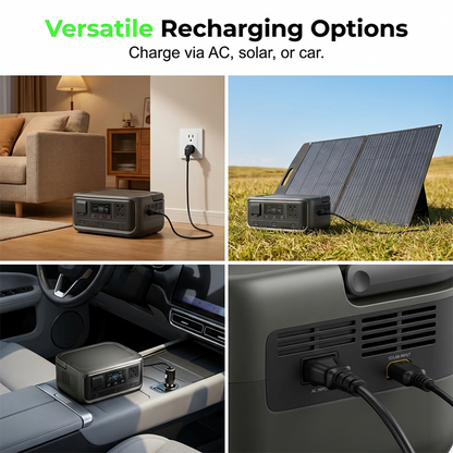 ⌛️ Offre Limitée 50% DE RÉDUCTION ! 🔋 Alimentation portable, ne craignez plus les coupures de courant ! ⚡️ Station d'Énergie Extérieure 300W avec Batterie LFP