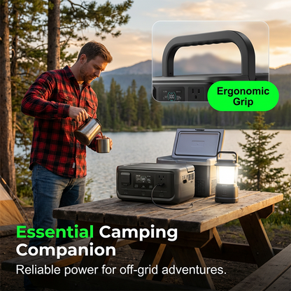 ⌛️ Offre Limitée 50% DE RÉDUCTION ! 🔋 Alimentation portable, ne craignez plus les coupures de courant ! ⚡️ Station d'Énergie Extérieure 300W avec Batterie LFP