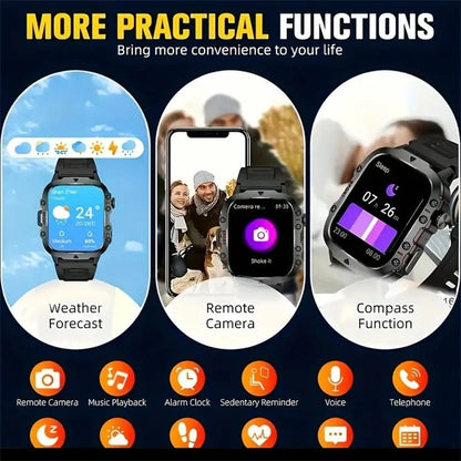 ⌚ 50% DE RÉDUCTION! 🏞️ Montre Intelligente Robuste Extérieur – 100+ modes sportifs, étanche & alliage aluminium – Parfaite pour l'aventure et le quotidien actif 💪