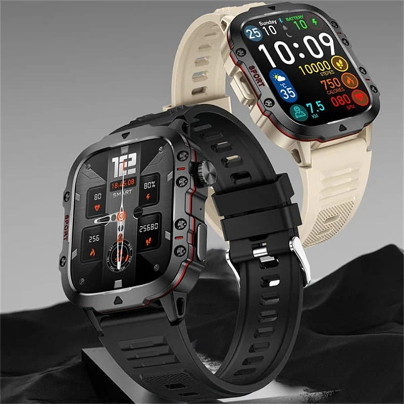 ⌚ 50% DE RÉDUCTION! 🏞️ Montre Intelligente Robuste Extérieur – 100+ modes sportifs, étanche & alliage aluminium – Parfaite pour l'aventure et le quotidien actif 💪