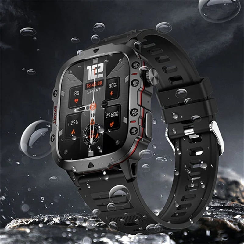 ⌚ 50% DE RÉDUCTION! 🏞️ Montre Intelligente Robuste Extérieur – 100+ modes sportifs, étanche & alliage aluminium – Parfaite pour l'aventure et le quotidien actif 💪