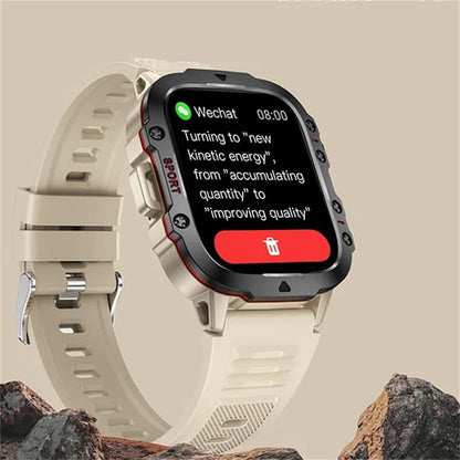 ⌚ 50% DE RÉDUCTION! 🏞️ Montre Intelligente Robuste Extérieur – 100+ modes sportifs, étanche & alliage aluminium – Parfaite pour l'aventure et le quotidien actif 💪