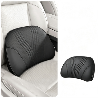 🚗Ensemble appui‑tête et coussin lombaire haut de gamme 💆Soutien ergonomique, confort pour longs trajets auto 💺