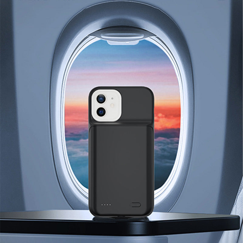🔋✨ Funda con power bank 2 en 1 para iPhone ¡Di adiós a la ansiedad por la batería descargada! 🚫 6800mAh, carga PD de 20W, delgada, protege y carga al mismo tiempo 📱