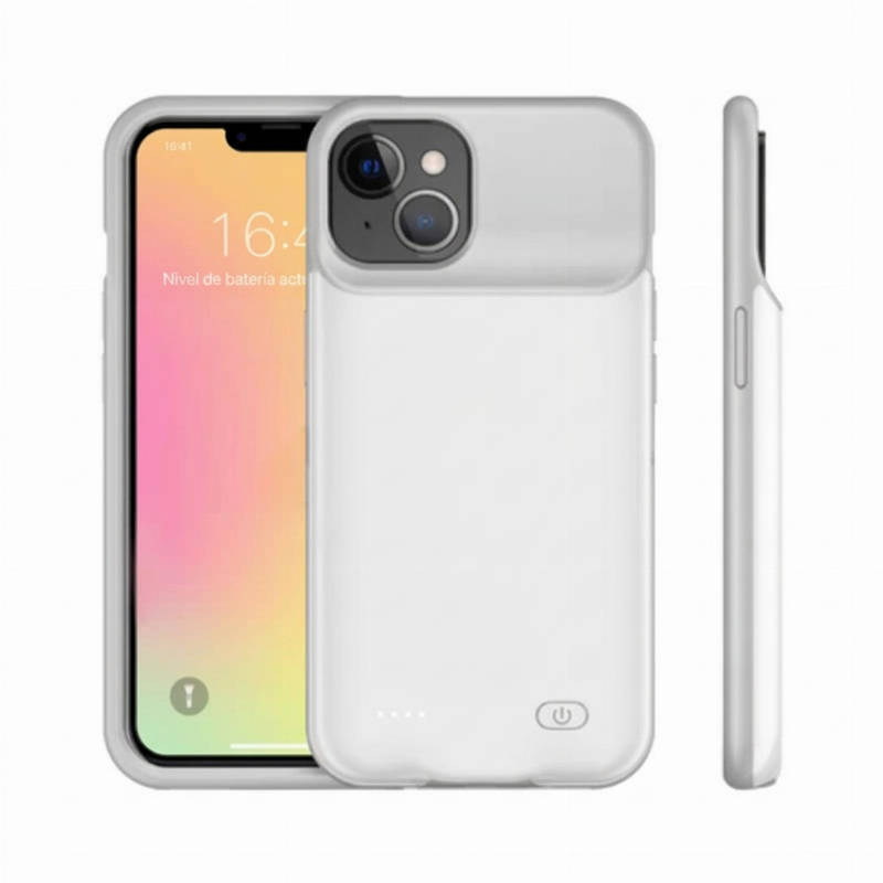 🔋✨ Funda con power bank 2 en 1 para iPhone ¡Di adiós a la ansiedad por la batería descargada! 🚫 6800mAh, carga PD de 20W, delgada, protege y carga al mismo tiempo 📱