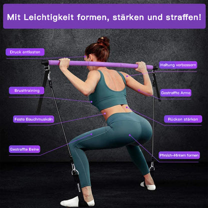 🔥Sommerverkauf 49% Rabatt💜Pilates Skulpturstange🎁Kaufen 2 Bekommen 20% Rabatt