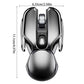 🔥Vendita calda 49% di sconto🔥Mouse in metallo ergonomico wireless