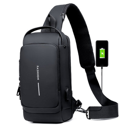 🔥Vendita calda 49% di sconto🔥USB charging sport sling Borsa a tracolla antifurto